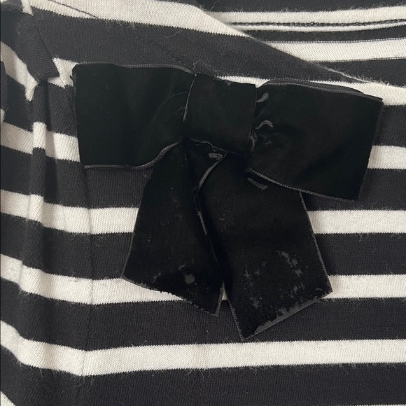 Kate Spade Broom Street Bows and Cherry Striped Blouse Sz XL - Picture 4 of 5